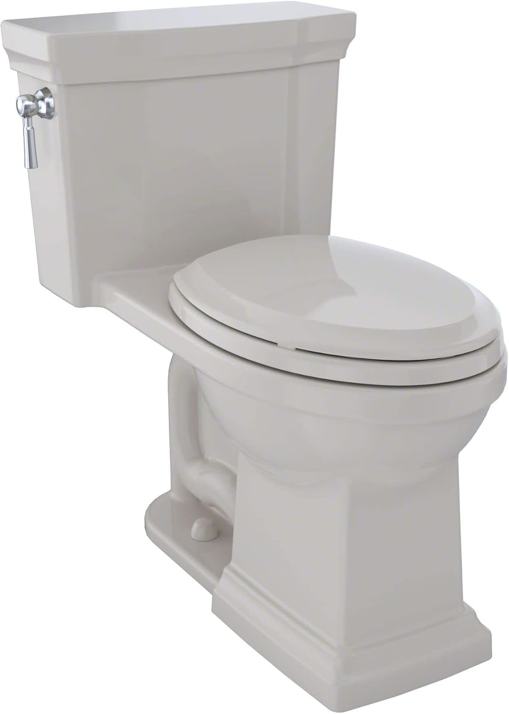 TOTO® Promenade® II One-Piece Elongated 1.28 GPF Universal Height Toilet with CEFIONTECT, Bone - MS814224CEFG#03