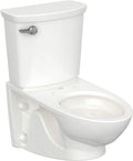 American Standard 2882107.020 Glenwall VorMax Wall-Hung Elongated Toilet with Left Hand Trip Lever, 1.28 gpf, White