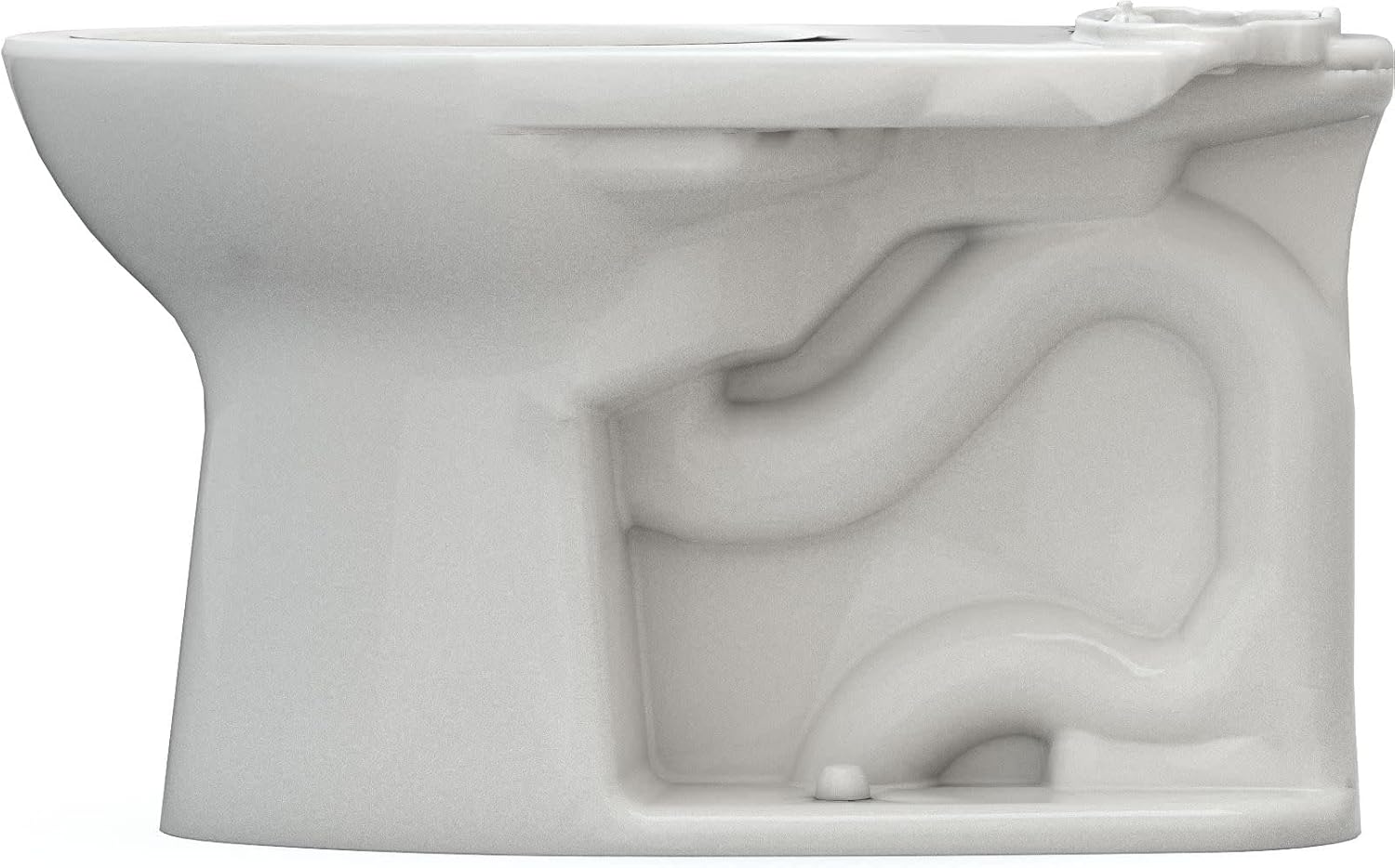 TOTO Drake Elongated TORNADO FLUSH Toilet Bowl with CEFIONTECT, Colonial White - C776CEG#11