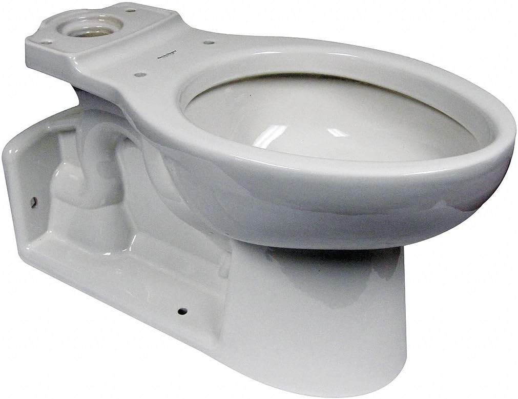American Standard 3703.001.020 Yorkville Right Height Elongated Pressure Assisted Two Piece Toilet, White, 16.50 in wide x 14.00 in tall x 31 in deep (3703001.020)