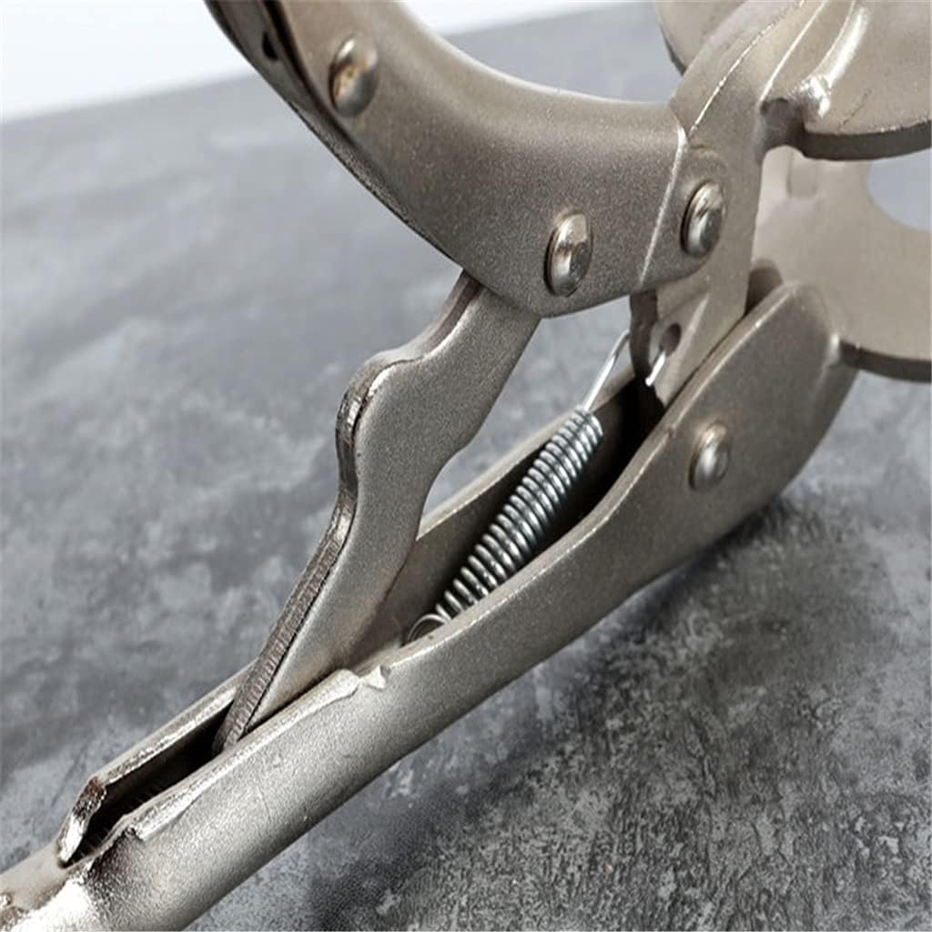 Carbon Steel Welding Clamp U Type Pipe Wrench Adjustable Grip Vise Locking Jaw Pliers Wood Locator Clips Electical Repair Tools