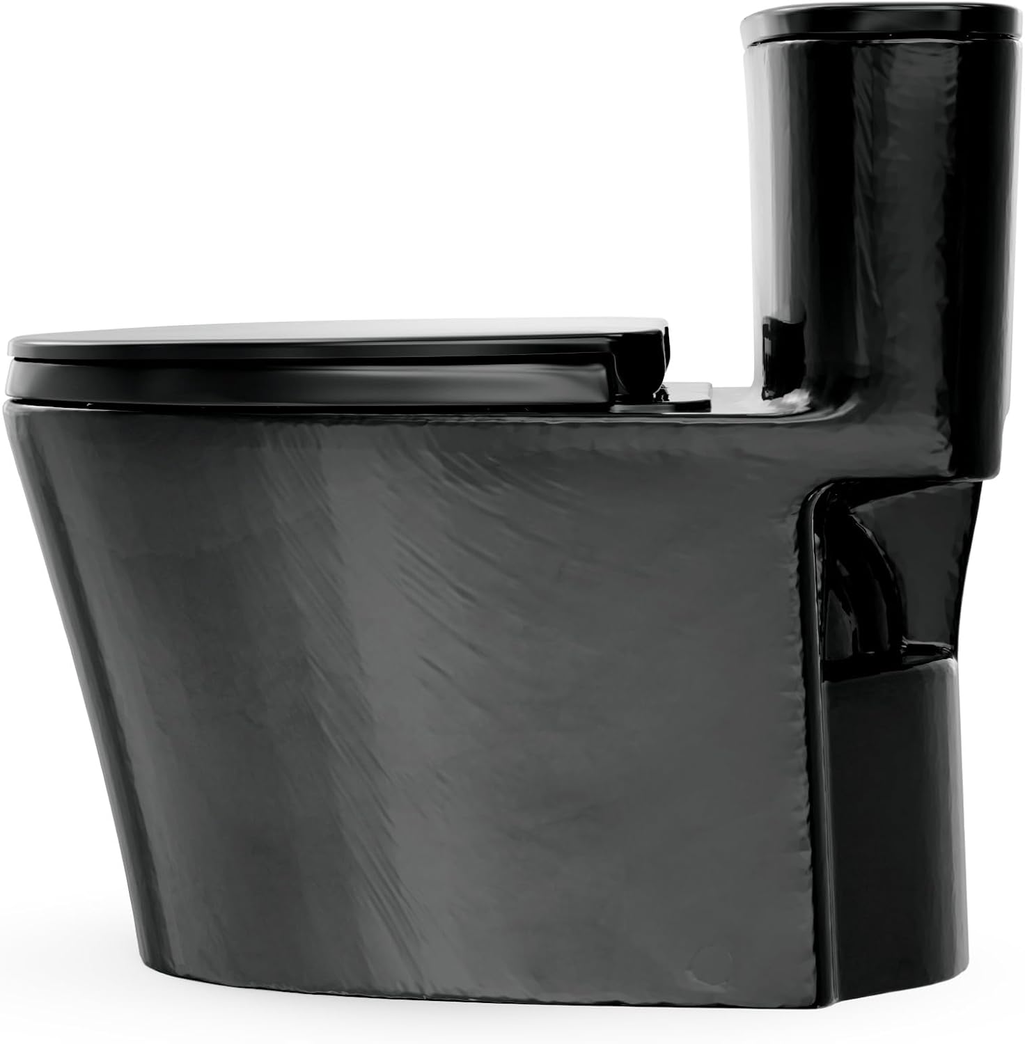 TOTO® Aurora™ One-Piece Elongated 1.28 GPF WASHLET®+ and Auto Flush Ready Universal Height Toilet with SS124 SoftClose® Seat, Ebony - MS686124CEF#51