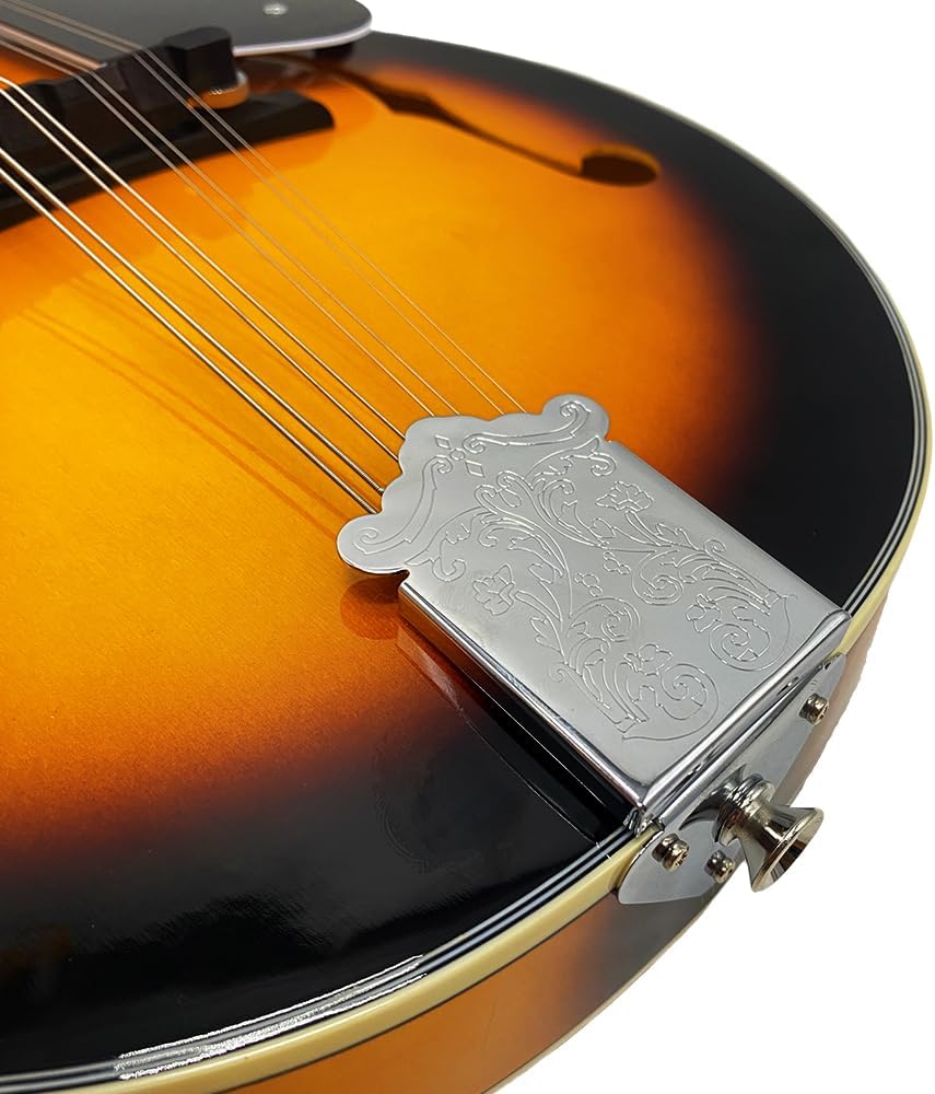 Mandolin Musical Instrument A Style Acoustic Mandolin Instrument Kit 8 String for Beginners Adults with Carrying Case Extra Strings Picks Cleaning Cloth