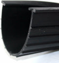 Thaisan7, Garage Door Weather Black Seal, EPDM Synthetic Rubber 4' T Style x 1/4' T (Garage Door: 18' Wide Door)