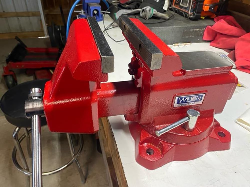 Wilton Utility HD Bench Vise, 8' Jaw Width, 8-1/2' Jaw Opening, 4-1/2' Throat (Model 648UHD)