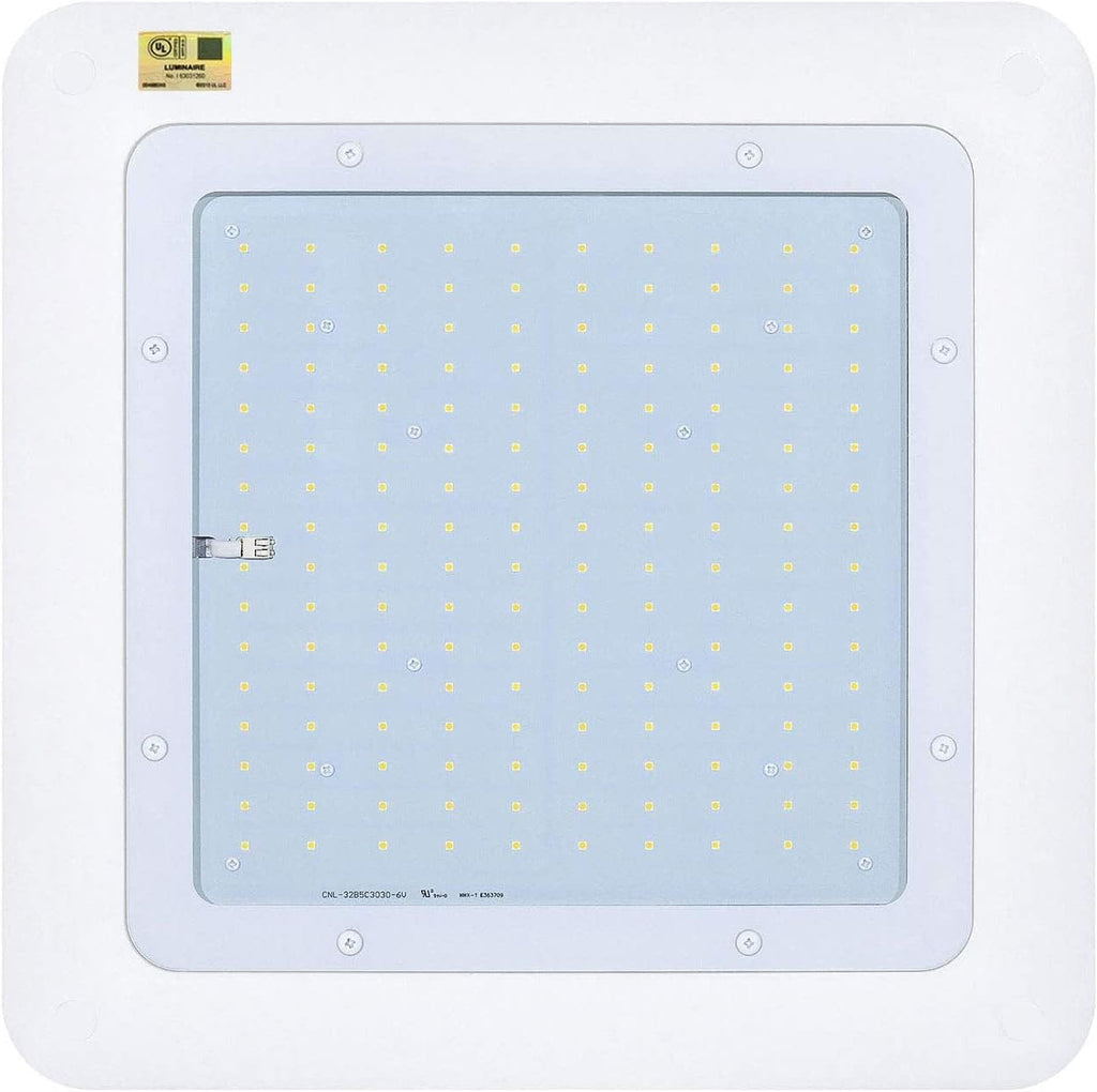 SAWADIA 200W LED Canopy Light,28000 Lumens,600-850W HPS/HID Replacement,140 LM/W, 5700K Cool White, Waterproof and Outdoor Rated, DLC&UL Listed, Gas Station, Street, Area & Outdoor Lighting, White.