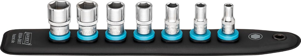Hazet 850A-SR/7 SmartRail 1/4' SAE Socket Set, 7 Pieces