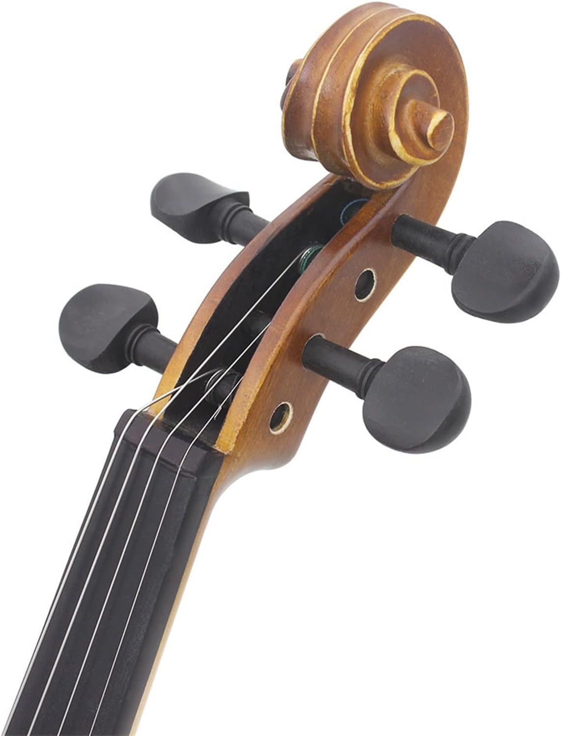 TSTS Handmade 4/4 Violin Exquisite Matte Old-Fashioned Spruce Panel Fiddle Musical Instrument Adults Violins