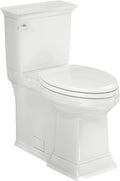 American Standard 281AA104.020 Two-Piece Town Square S Toilet with Seat, Elongated Front, Chair Height, White, 1.28 GPF