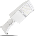 150W White LED Parking Lot Light, 21000LM LED Shoebox Area Light [500W MH/HPS Equiv.], 5000K Dimmable Outdoor Street Lighting with Surge Protection Built-in, IP65 AC100-277V