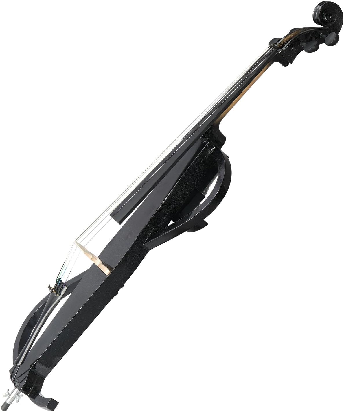 Professional Solid Wood Electric Cellos,4/4 Full Size Electric Style Cello,Student Cello Set,with Case Bow Rosin Earphone Connecting Line,Cellos Musical Instrument for Adults & Beginners (Black)