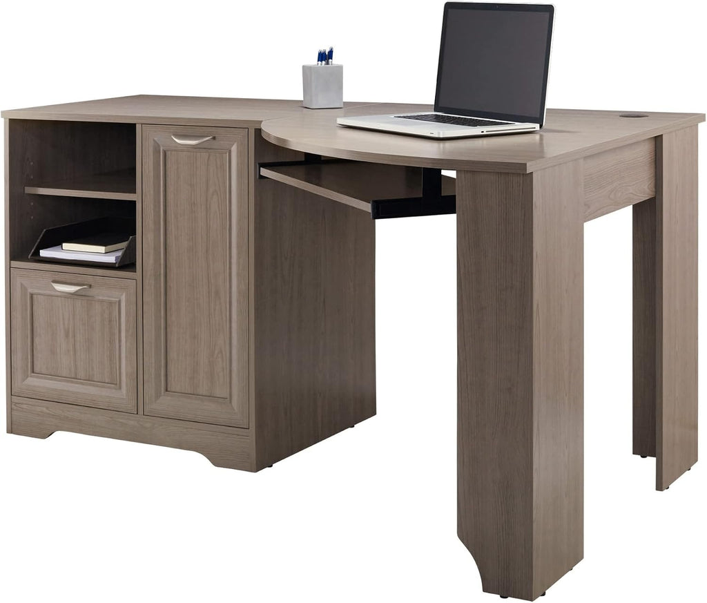 Realspace® Magellan 60' W Corner Computer Desk, Gray