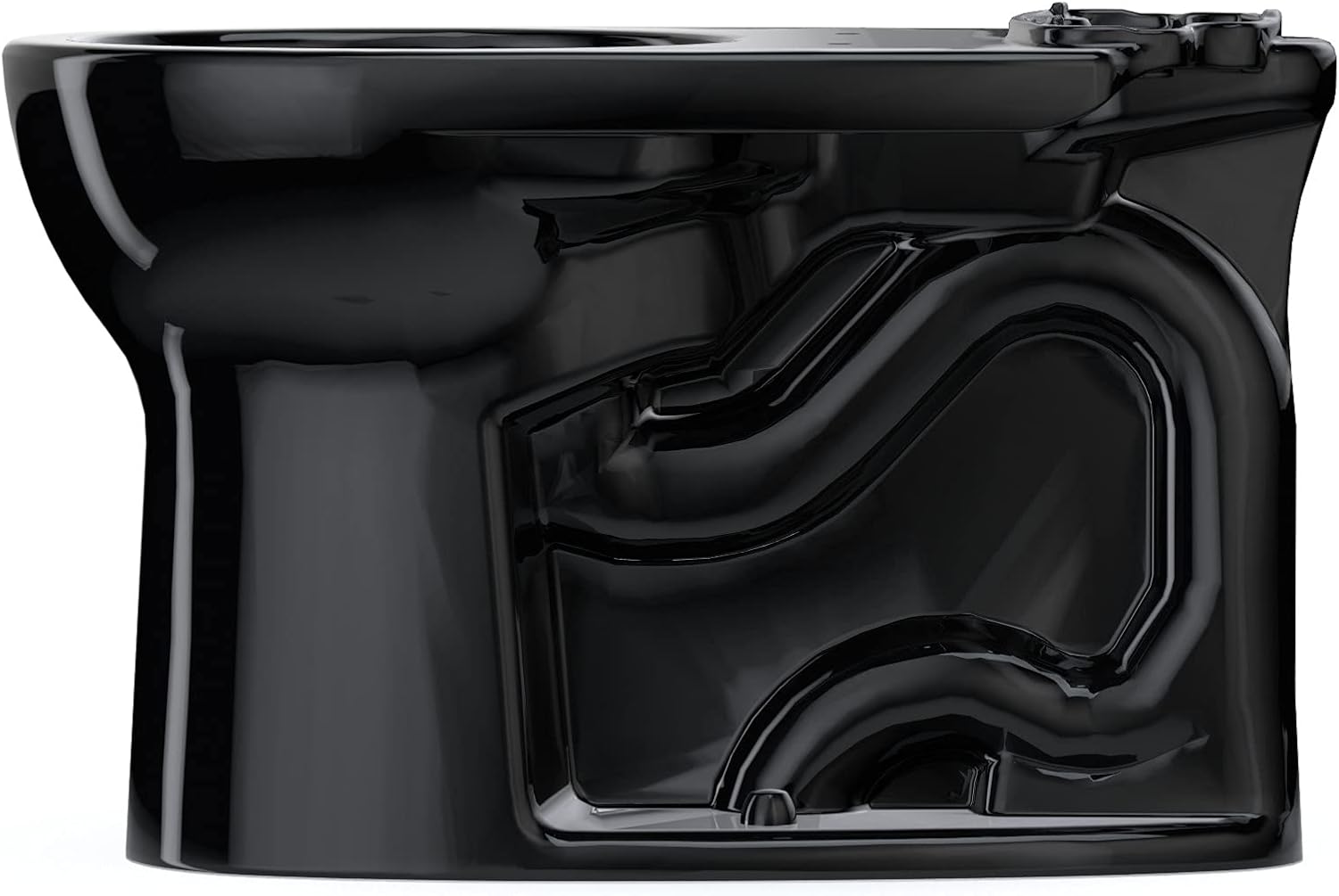 TOTO Drake Round TORNADO FLUSH Toilet Bowl, Ebony - C775CEF#51