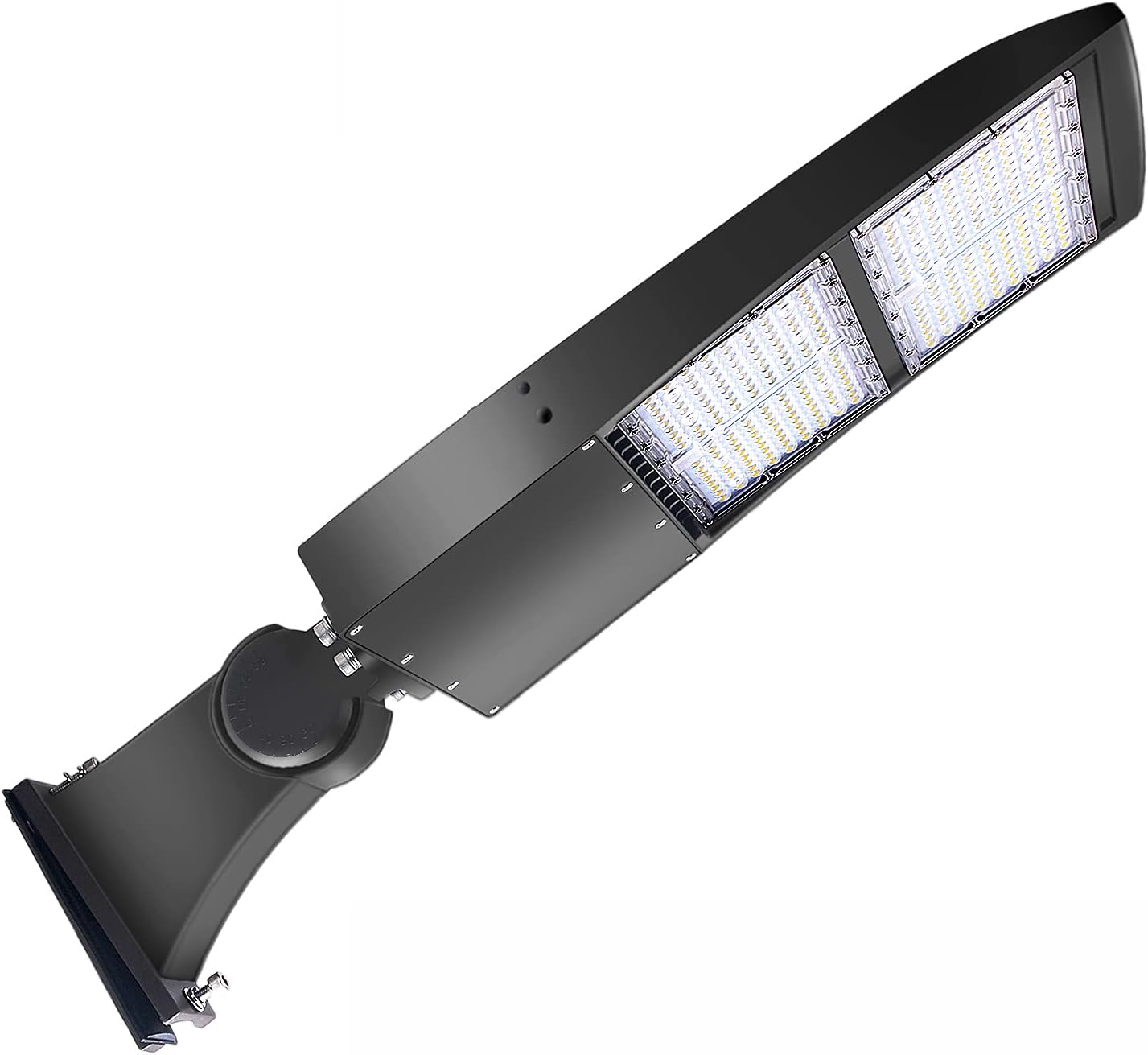 OSTEK LED Parking Lot Lights 300W LED Shoebox Street Pole Lighting with 20KV Surge Protector, Waterproof 42000LM Outdoor Commercial Area Road Lighting 5000K 100-277V UL