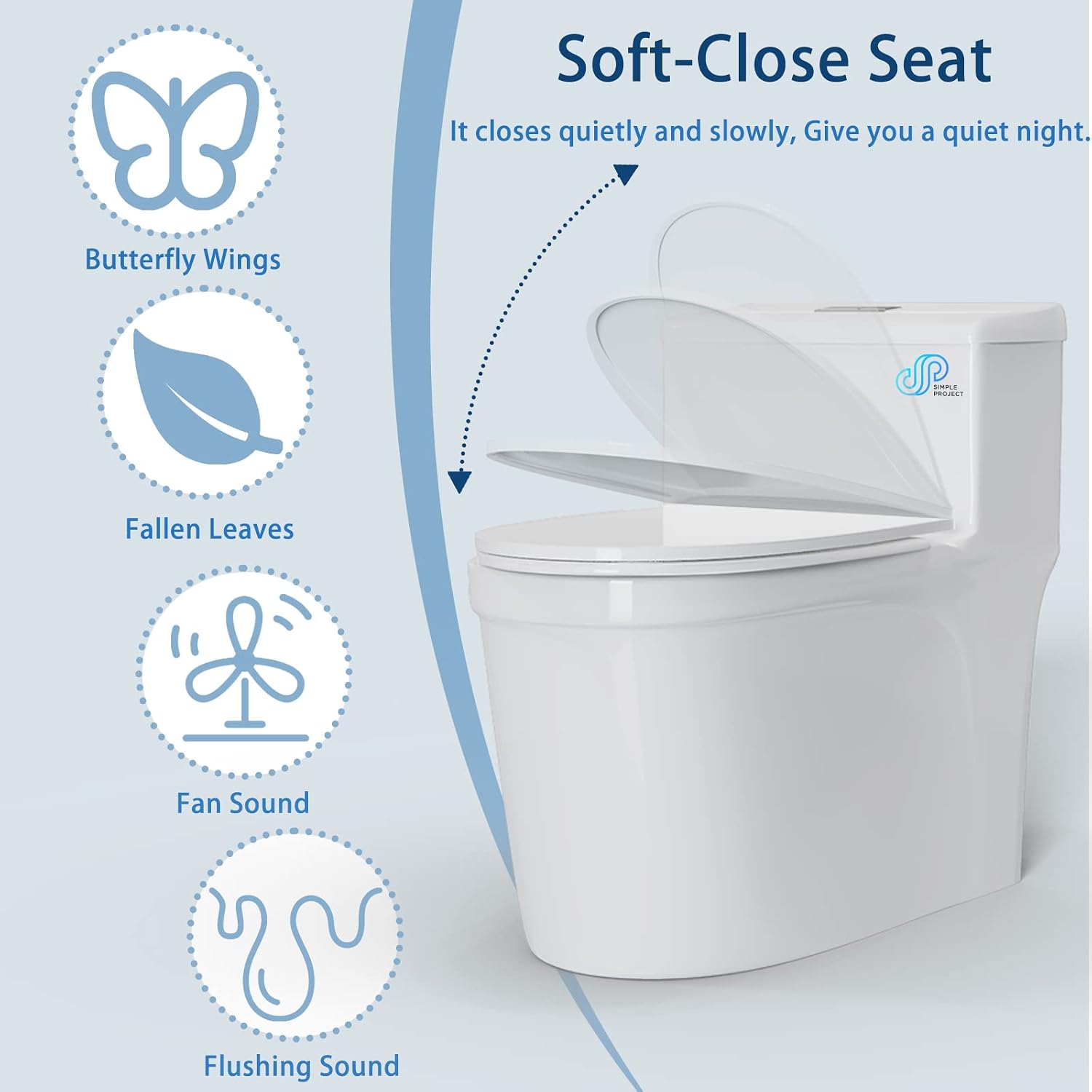 Simple Project 600w Upflush Toilet For Basement | One Piece Macerating Toilet With Macerator Pump System | Macerating Toilet System With 3 Water Inltes For Bathroom, Laundry, Sink