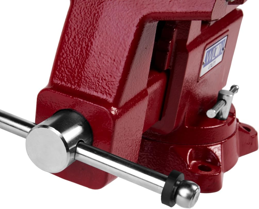 Wilton Utility Bench Vise, 6-1/2' Jaw Width, 6' Jaw Opening, 4' Throat (Model 676U)