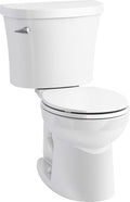 KOHLER Kingston™ Two-Piece Round-Front 1.28 Gpf Toilet with Left-Hand Trip Lever