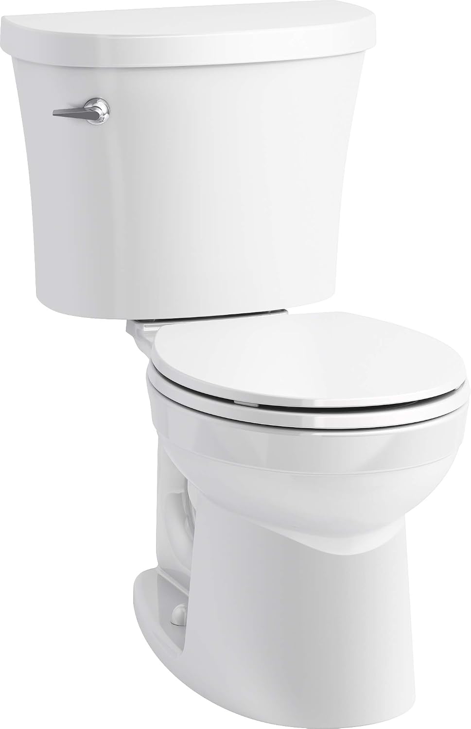KOHLER Kingston™ Two-Piece Round-Front 1.28 Gpf Toilet with Left-Hand Trip Lever