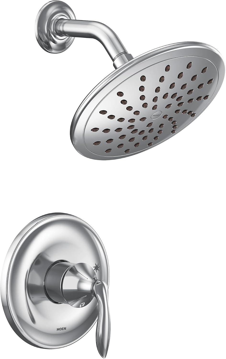 Moen UT2232EP Eva Collection M-CORE 2-Series 1-Handle Shower Trim Kit, Valve Required, Chrome