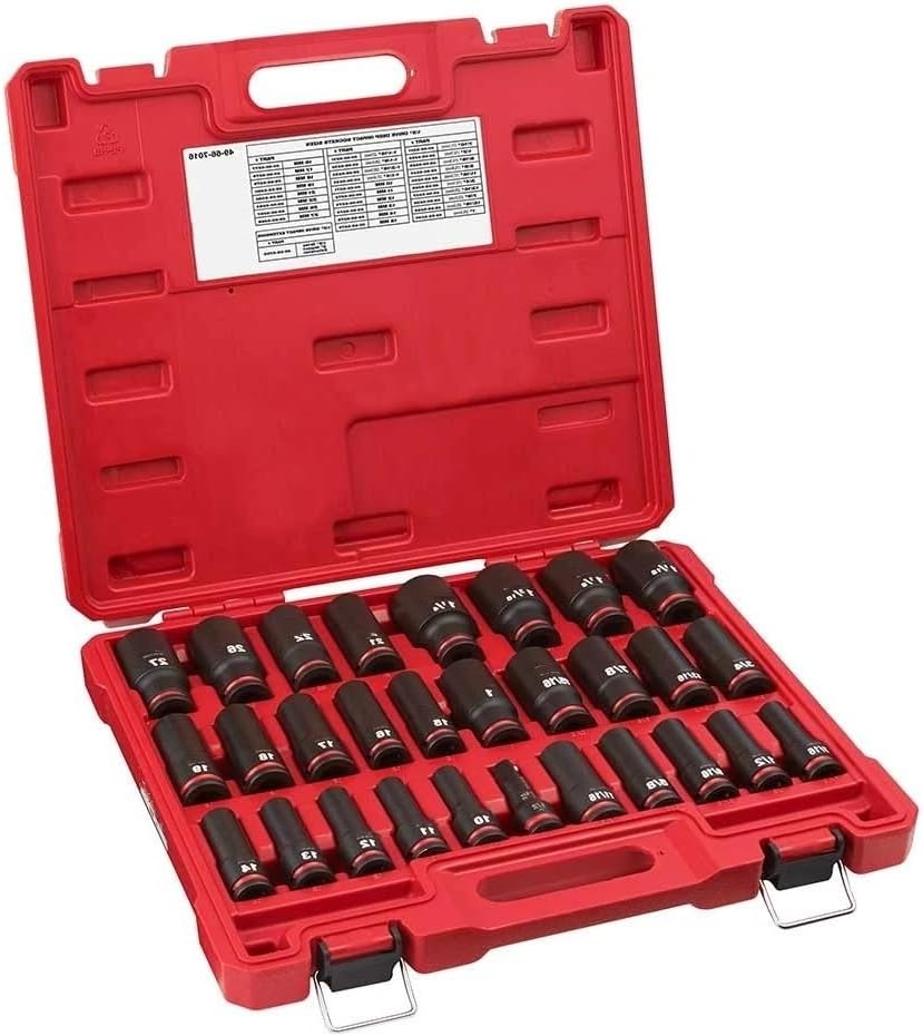 29 PC 49-66-7016 for Milwaukee 1/2' Impact Duty Metric Socket Set - New