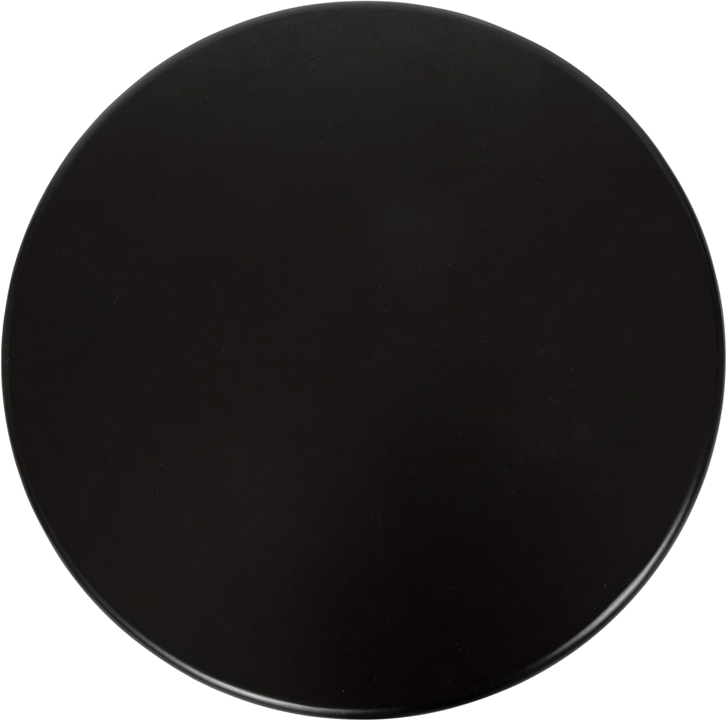 Kate and Laurel Erys Modern Wooden Round Side Table; 16 x 16 x 20; Black; Transitional Wood End Table for Use as Bedroom Nightstand or Living Room Accent Table