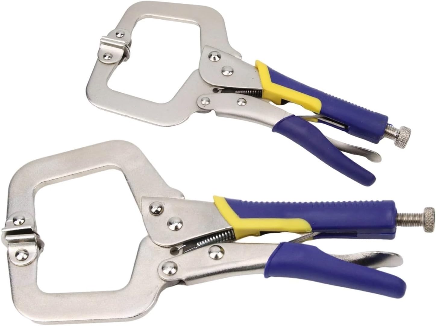 6''/9''/11''/14''/18 ''Adjustable C-Clamp Welding Pliers Locking Pliers Vice Grip Quick Weld Holders Hand Welding Fixing Tool(6inch 9inch 11inch)