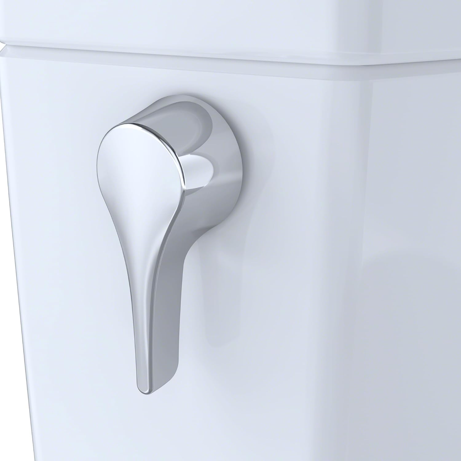 TOTO Drake II 1G Two-Piece Elongated 1.0 GPF Universal Height Toilet with CEFIONTECT, Cotton White - CST454CUFG#01