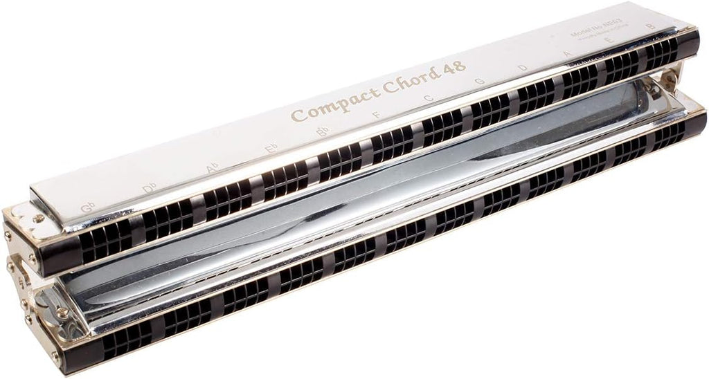 East top 48 Group Chord Harmonica Key of C with Case, Upgrade Chord Mouth Organ Harmonica For Adults, Professional Band Player and Students