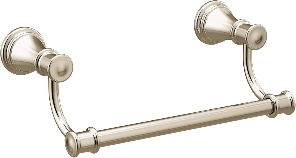 Moen Belfield 36-Inch Double Robe Hook YB6403NL, 24-Inch Bathroom Towel Bar YB6424NL, 9-Inch Hand Towel Bar YB6486NL, and Pivoting Toilet Paper Holder YB6408NL, Polished Nickel