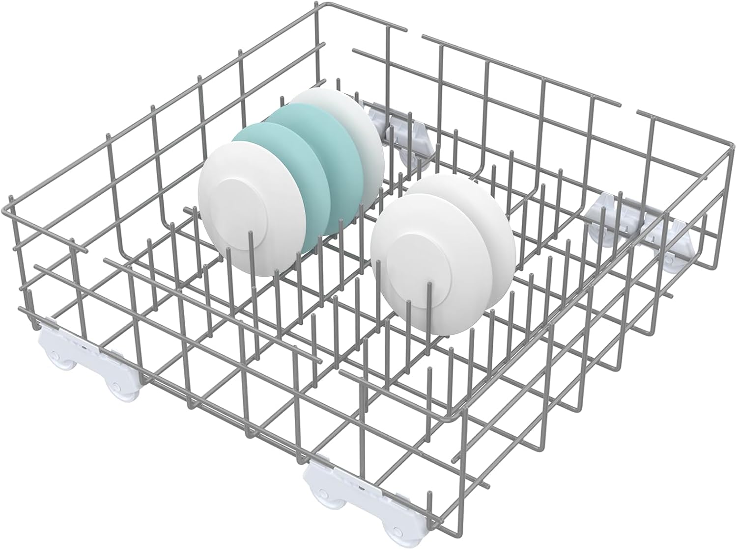 Upgrade W10311986 Dishwasher Lower Rack Replacement W10380384 Compatible with Whirlpool WDTA50SAHZ0 WDT750SAHZ0 WDT970SAHZ0 Dishwasher Parts,For Whirlpool W10380384 Bottom Dish Rack Assembly