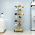 Commercial Floor-Standing Hat Organizer - 6-Tier Rack for Baseball Caps, Cowboy Hats & Men's/Women's Hats - Large Capacity Display Stand for Retail & Home Use