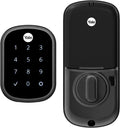Yale Assure Deadbolt Lock, Black Suede Keyless Non-Connected Entry Door Lock with Digital Keypad Touchscreen for Code Entry, ‎YRD256-NR-BSP