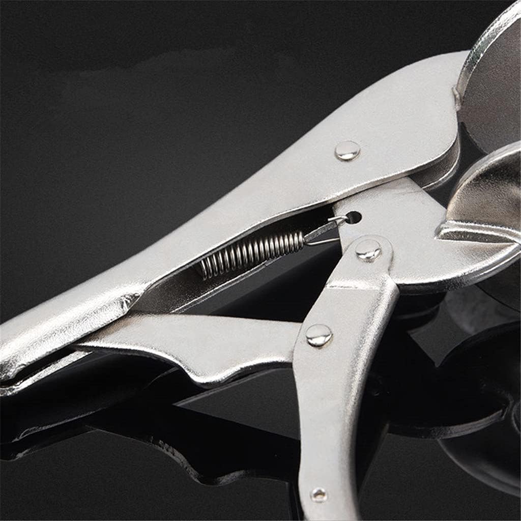 10 Inch Heavy Duty Locking Pliers Wrench Adjustable Flat Grip Vise for Wood Locator Welding Clamp Clips Repair Hand Tools