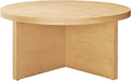 Modway EEI-6580-NAT Silas Round Wood Coffee Table, Natural