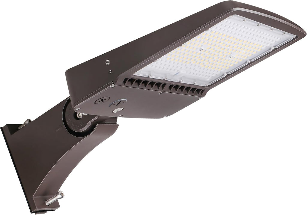 480V 150W LED Parking Lot Light, 5000K 21000LM [Eqv. 500W HPS] LED Shoebox Light with Direct Pole Mount, Outdoor Area Street Light, IP65 20KV Surge Protection, AC 277-480V, UL Listed