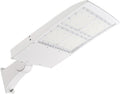 300W LED Parking Lot Lights, 42000LM(140LM/W) 5000K White LED Shoebox Street Light, Surge Protection Built-in, Dimmable Outdoor Commercial Area Lighting, IP65 Waterproof, AC100-277V, UL Listed