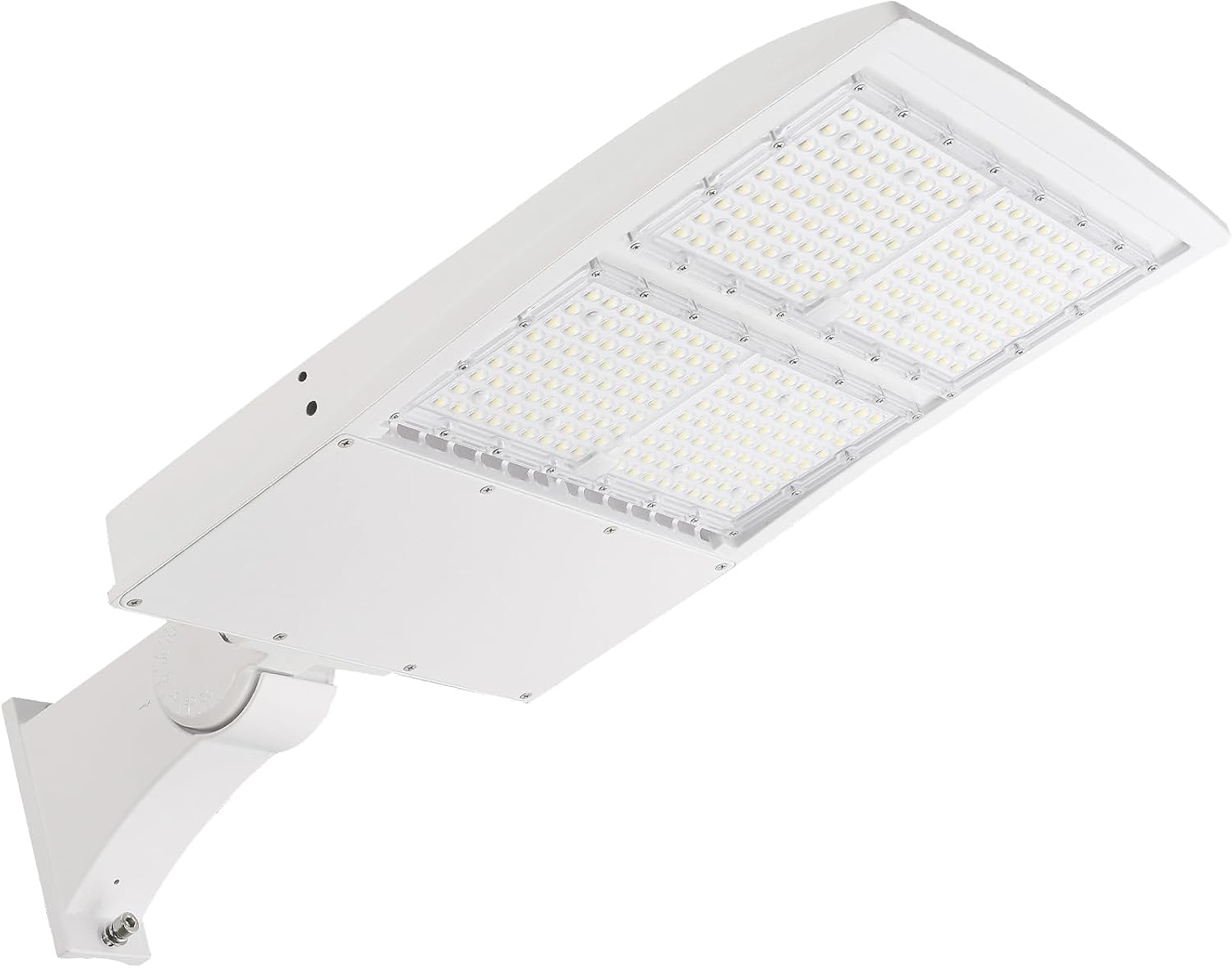300W LED Parking Lot Lights, 42000LM(140LM/W) 5000K White LED Shoebox Street Light, Surge Protection Built-in, Dimmable Outdoor Commercial Area Lighting, IP65 Waterproof, AC100-277V, UL Listed