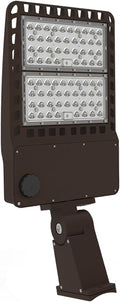 300w 480V LED Shoebox Area Light 170lm/W Parking Lot Lighting Street Lamp Stadium Flood FixtureType III 5000k Lighting Facts Arm Mount (300w High Lumen Efficiency 277-480v, Direct Mount)