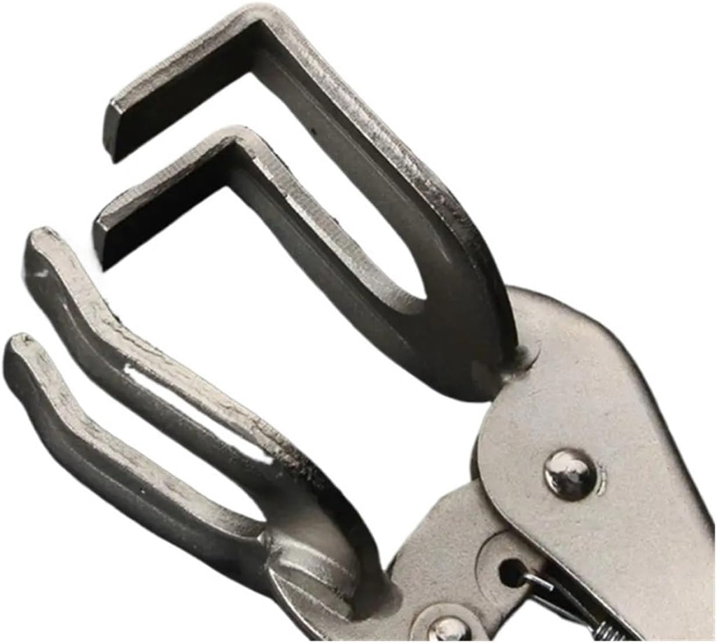 Locking Welding Pliers 2pc Welding Clamp Counterpart Pliers Clip U-Shaped Welding Vise Grips Quick-Lock Release Metal Face Clamp for Locking