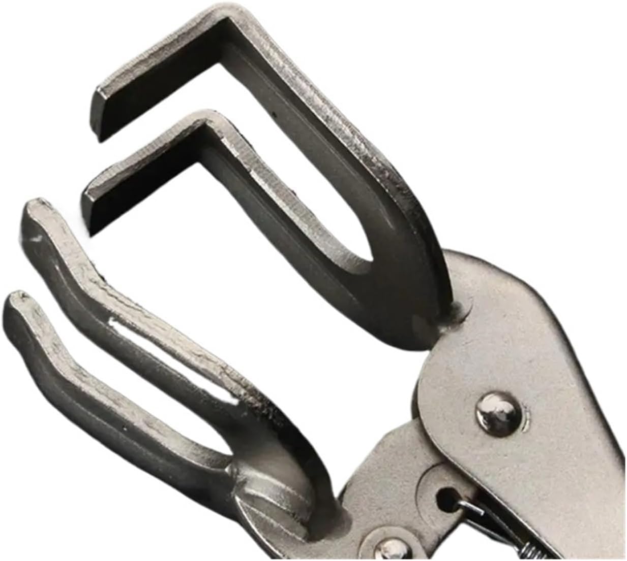Locking Welding Pliers 2pc Welding Clamp Counterpart Pliers Clip U-Shaped Welding Vise Grips Quick-Lock Release Metal Face Clamp for Locking