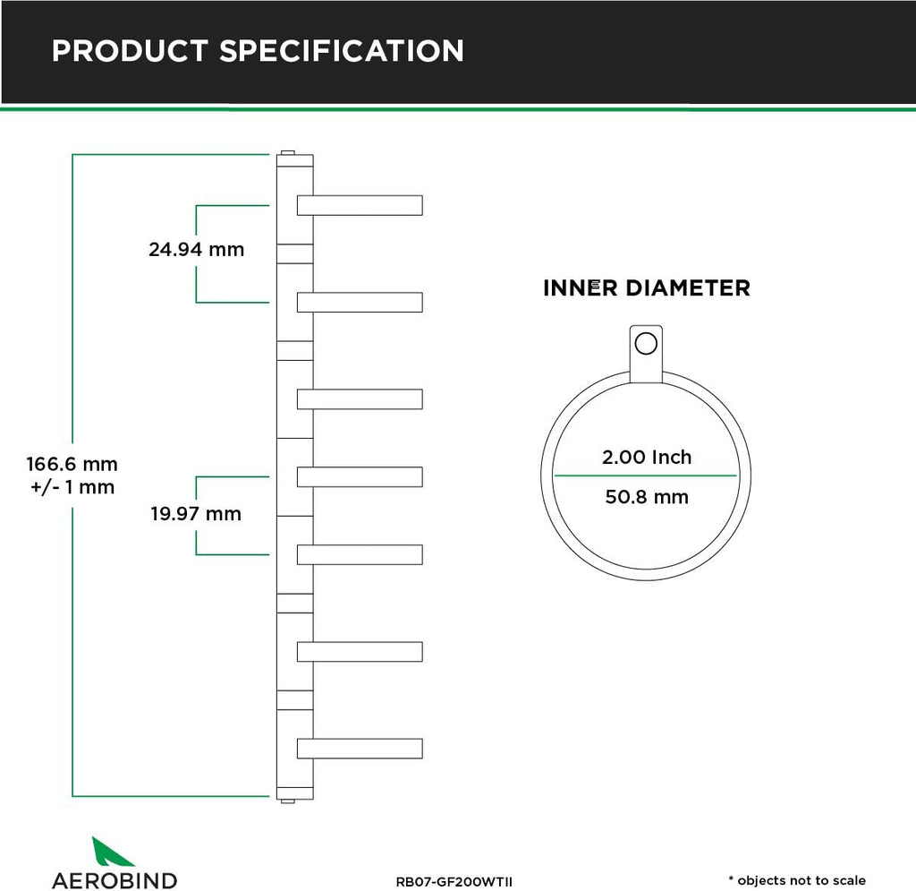 7 Ring Aerobinder II QRH Binder - 2 Inch Pilot Checklist Binder from Aerobind - 100 Per Pack