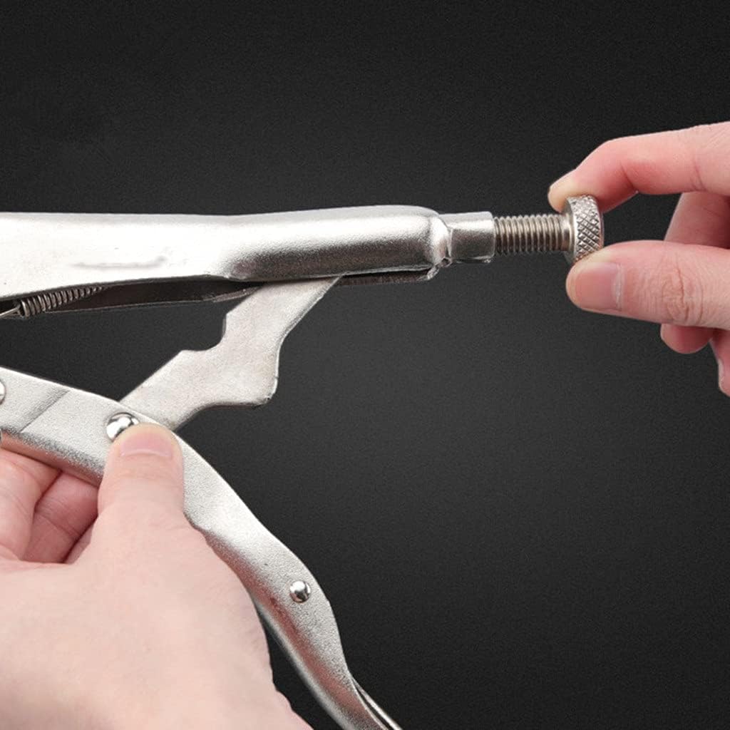 10 Inch Heavy Duty Locking Pliers Wrench Adjustable Flat Grip Vise for Wood Locator Welding Clamp Clips Repair Hand Tools