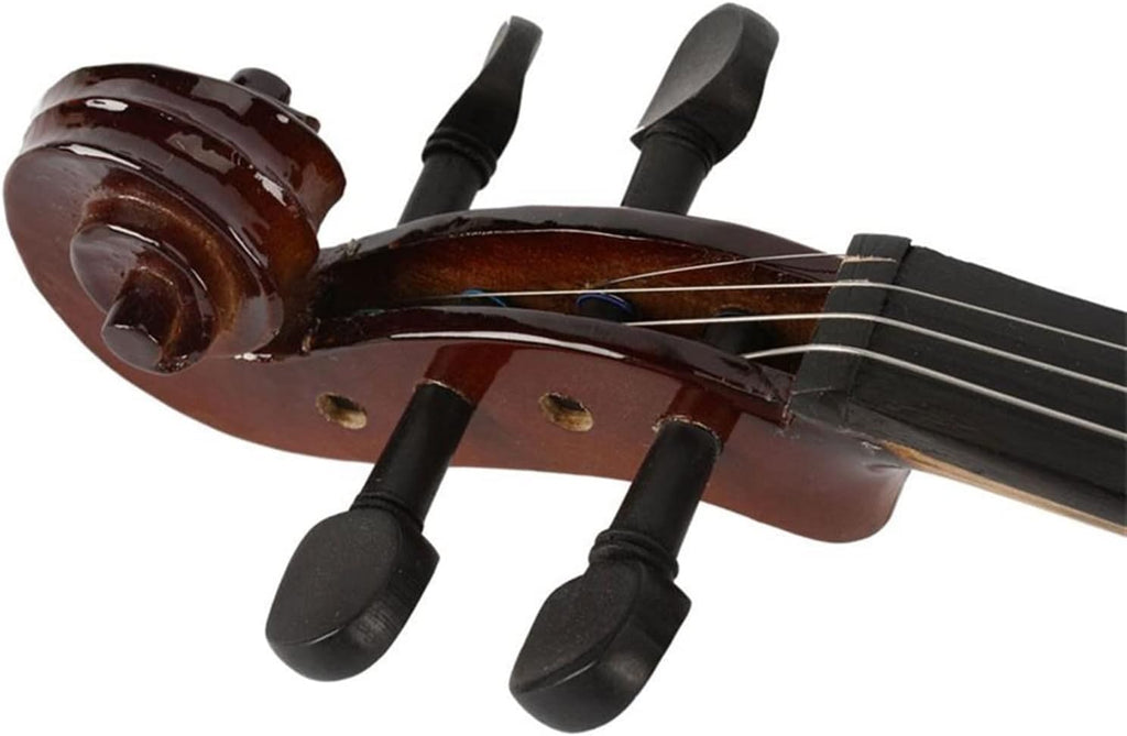 TSTS Basswood 1/2 Acoustic Violin with Case Bow Inside Soft Box Natural Violin Musical Instruments Adults Violins