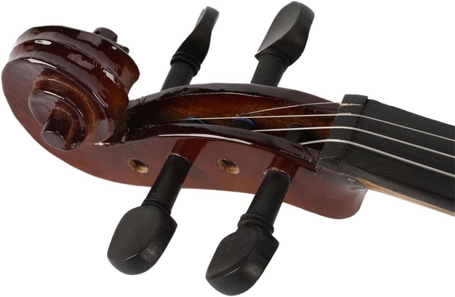 TSTS Basswood 1/2 Acoustic Violin with Case Bow Inside Soft Box Natural Violin Musical Instruments Adults Violins