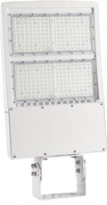 OSTEK 300W LED Parking Lot Light, 42000LM 5000K White LED Shoebox Light [1000W MH/HPS Equiv.] Adjustable Yoke Mount Outdoor Pole Court Street Lighting- 100-277V