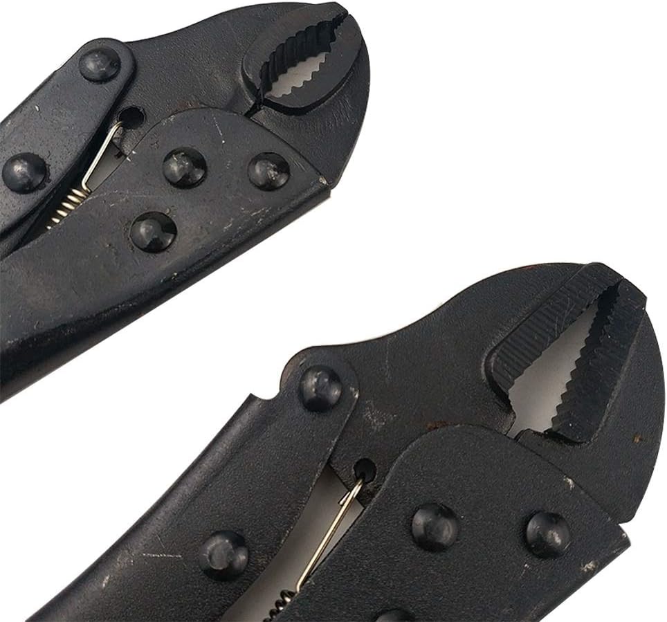 Locking Pliers Gourd Mouth Straight Jaw Lock Mole Plier High Carbon Steel Wear Resistant Vise Grip Clamping Hand Tools