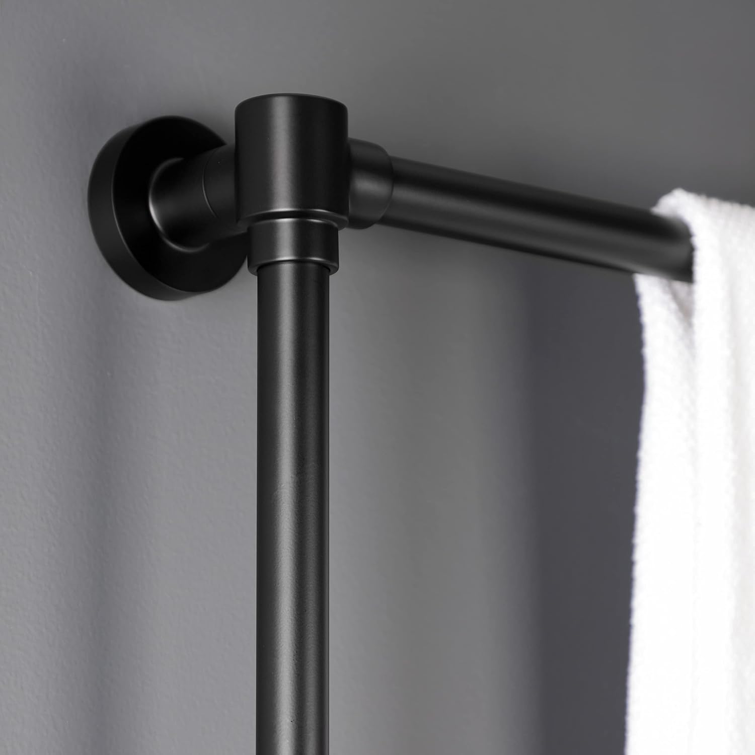 Kingston Brass DTM323030 Gallant 30 x 32-Inch Wall Mount -Towel Rack, Matte Black