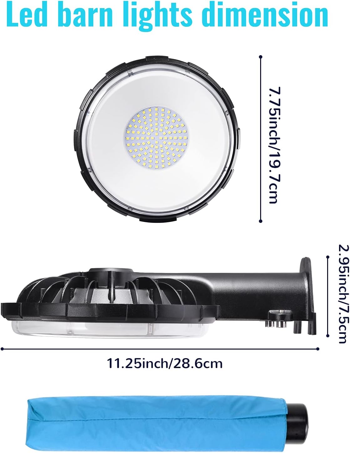 10 Pack 100W LED Barn Lights,Dusk to Dawn Outdoor Yard Lights with Photocell,10000lm 5000K Daylight IP65 Waterproof Outdoor Security/Street/Area Light - 700W MH/HPS Replacement