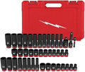 43 PC 49-66-7009 for Milwaukee 3/8' Impact Duty/Metric Socket Set | Length 16.33 in Width 2.79 in Height 10.51 in