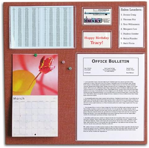 StoreSMART® Remove & Reuse Peel & Stick Plastic Pocket - 100 Peel & Stick 4' x 6' Pockets - Open Long Side - Vinyl Plastic (PSR1888L-100)